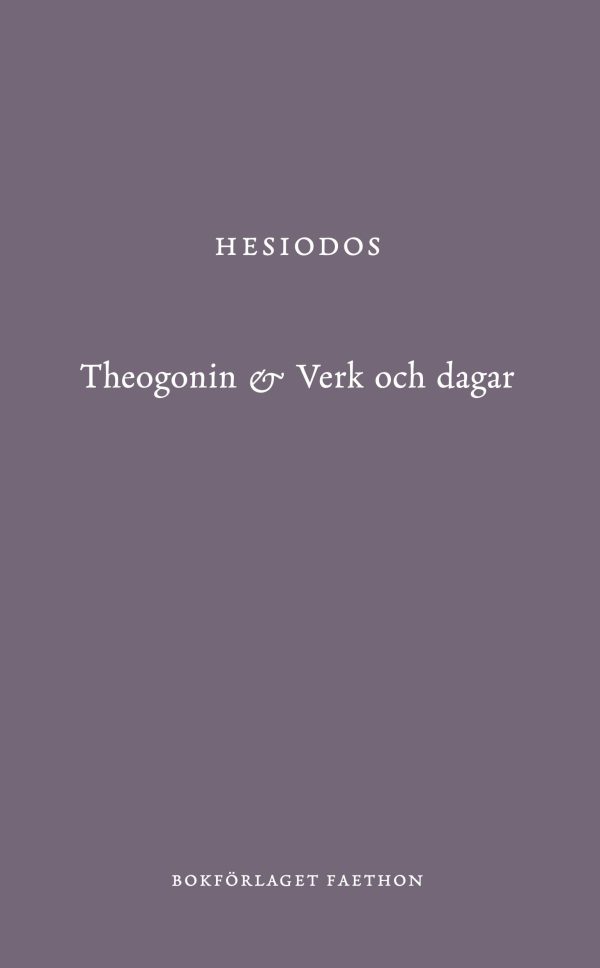 Theogonin & Verk och dagar Fashion