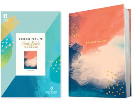 NLT Courage for Life Study Bible for Women (Hardcover, Filament Enabled) Online Sale