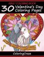 Adult Coloring Book: 30 Valentine s Day Coloring Pages Supply